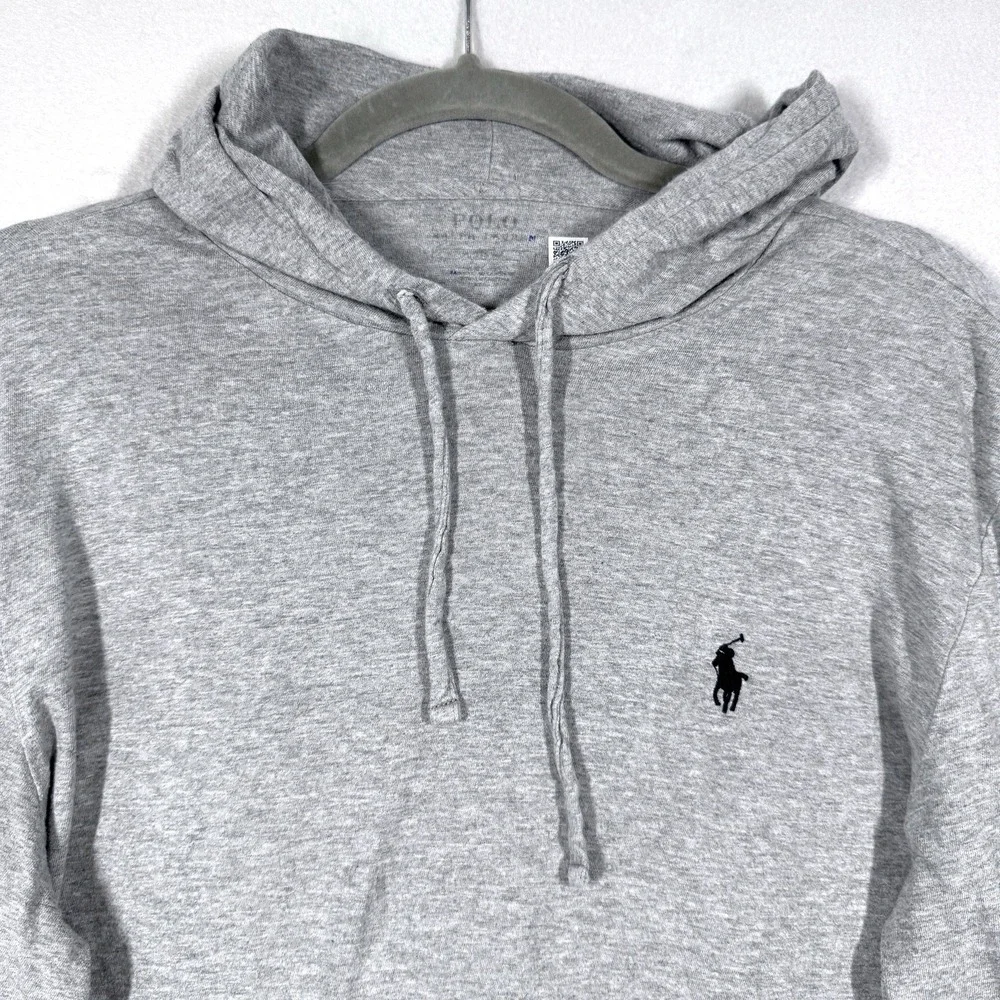 Polo Ralph Lauren Shirt Hoodie Mens Medium Long Sleeve Pullover Pony Logo Hooded